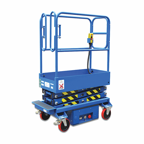 Vestil Steel Electric Order Picker 500 Lb. Capacity Blue